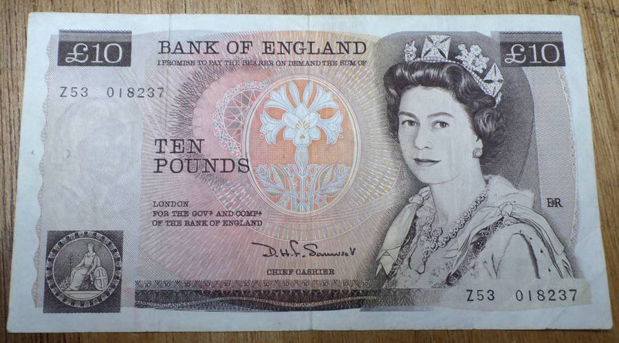 UK 10 Pounds 1980