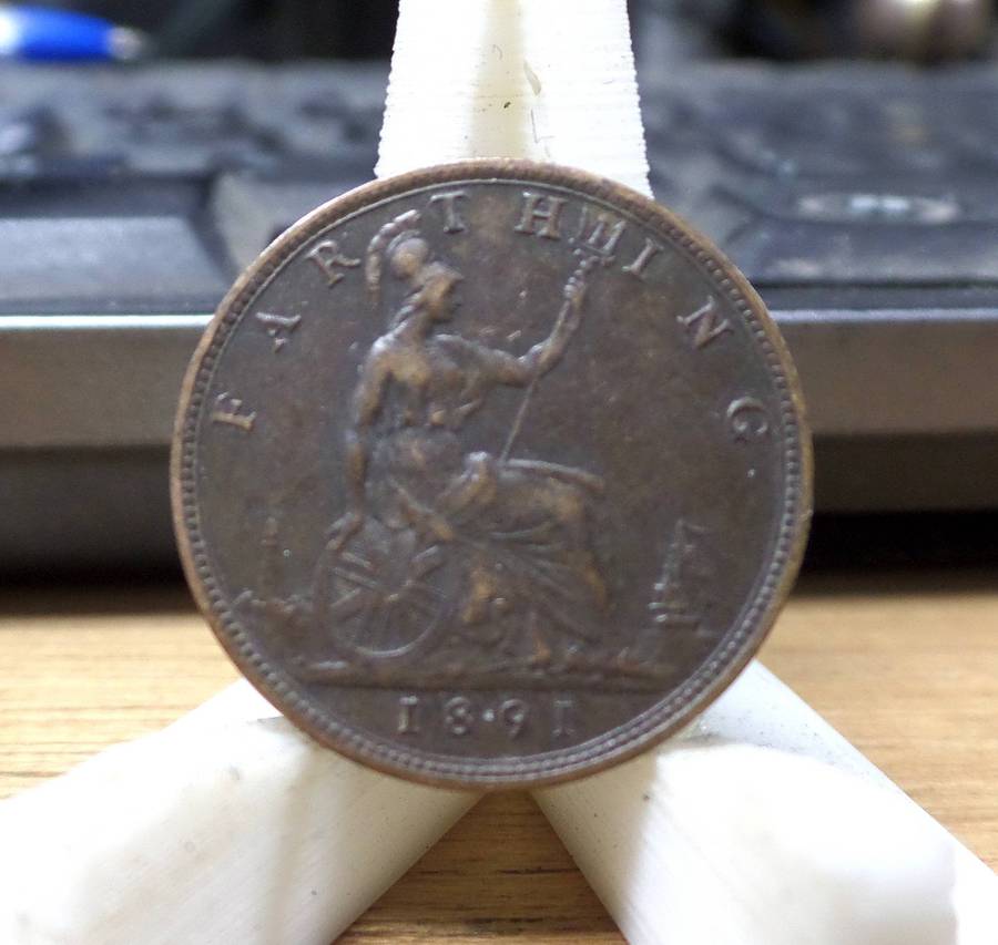 *R1 Auction* UK Farthing 1891