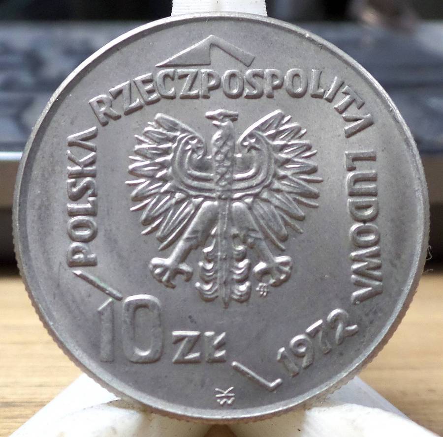 *R1 Auction* Poland 10 Zlotych 1972 - 50yrs Gdynia Seaport