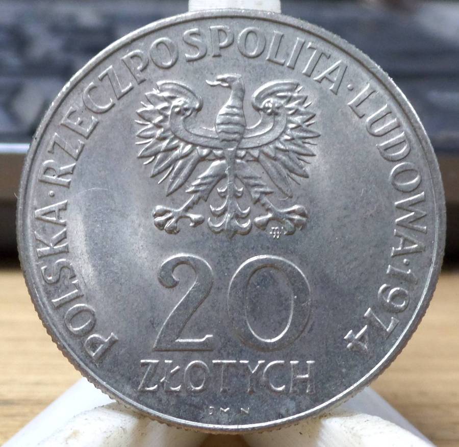 *R1 Auction* Poland 20 Zlotych 1974 - 25yrs COMECON