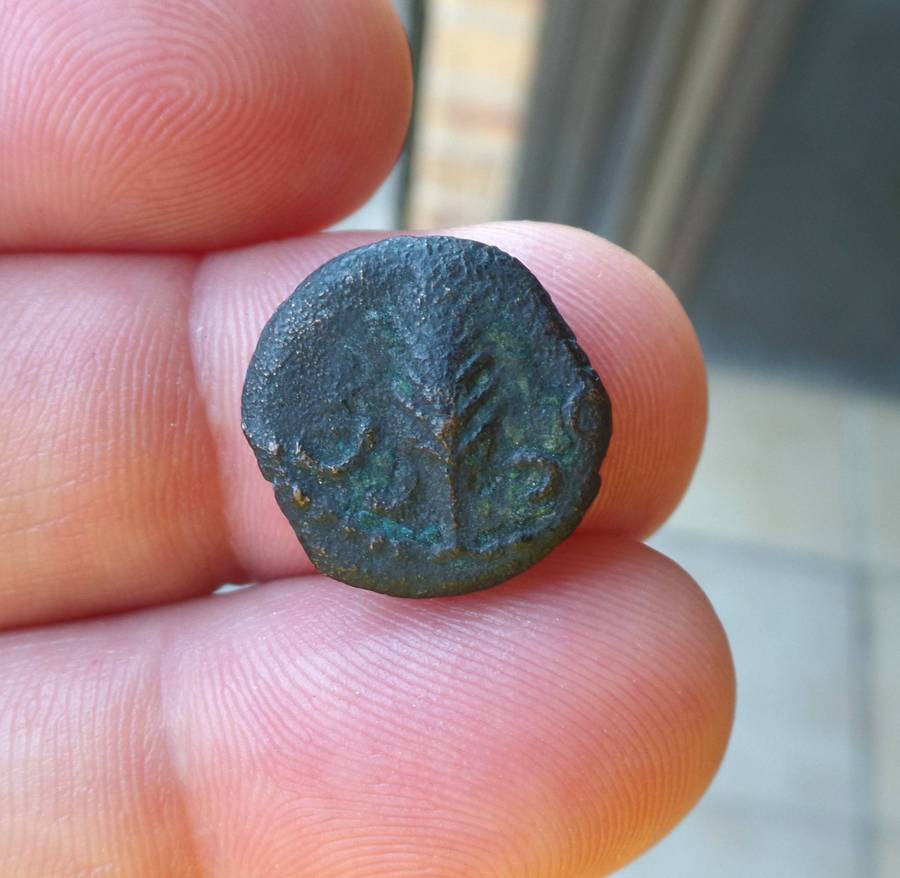 Judaea 1 Prutah 59-62AD - Porcius Festus (Procurator of Judaea under Nero)