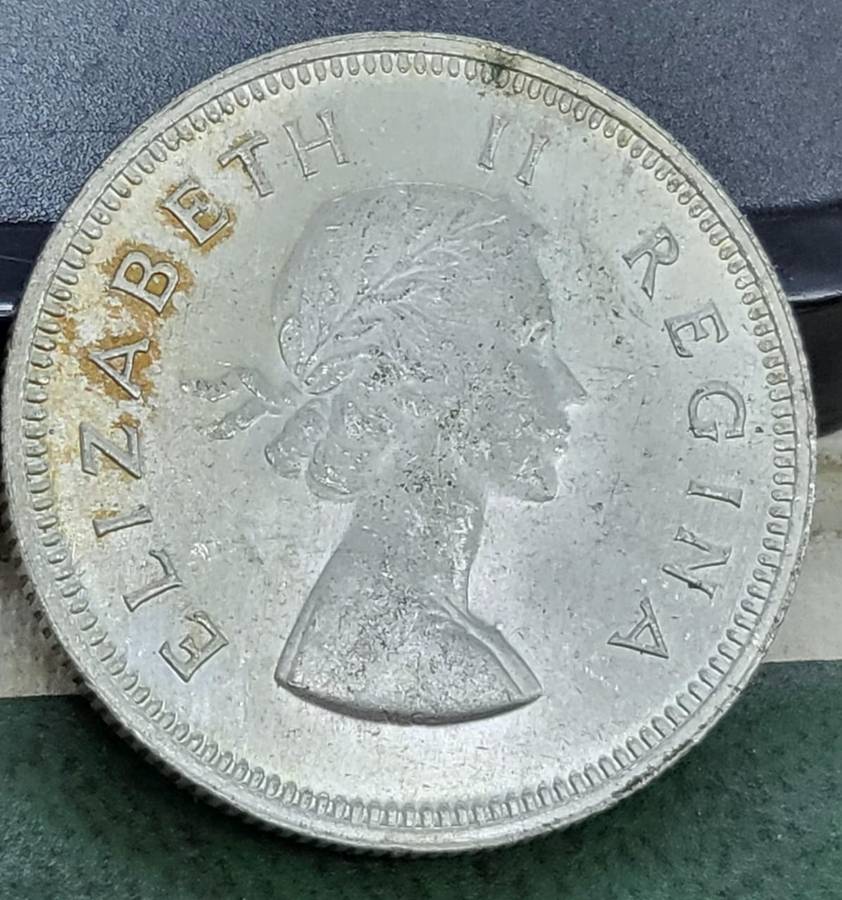 Union 2 Shillings 1954 - aUNC condition
