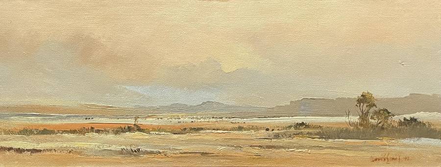 ORIGINAL WELL KNOWN SA ARTIST - LOUIS SMIT - OIL ON CANVAS ON BOARD - LANDSCAPE