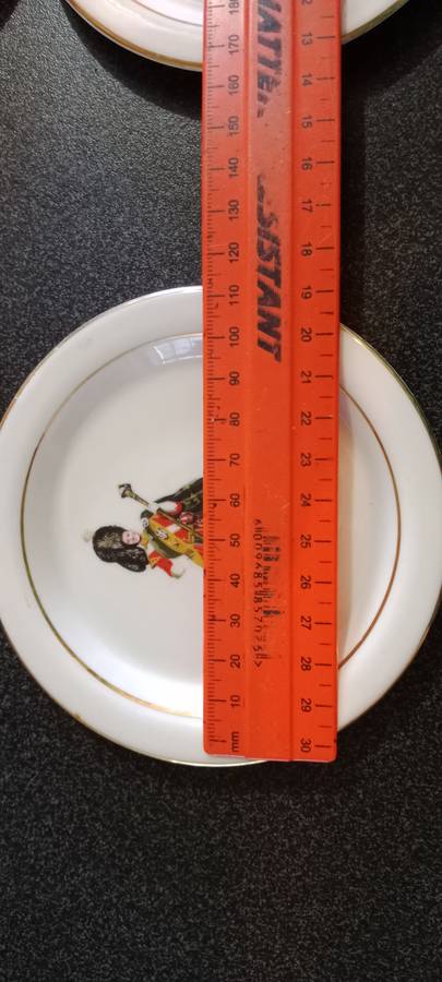 Rare Porcelain Coasters - John Dewar White Horse Whisky