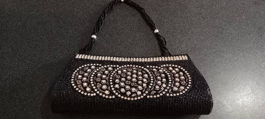 Beaded Clutch - Vintage style bag