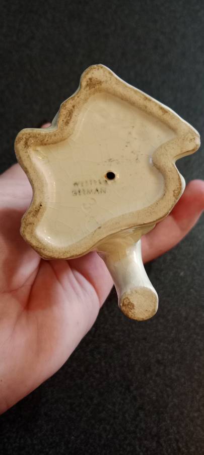 Vintage Carlendorf bird, lovely figurine made in Germany handpainted