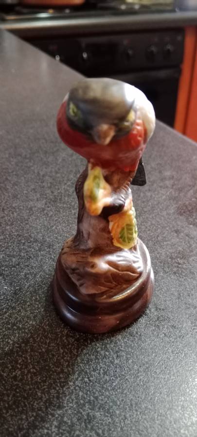 VintageBull-Finch Bird Ornament Ceramic Figure