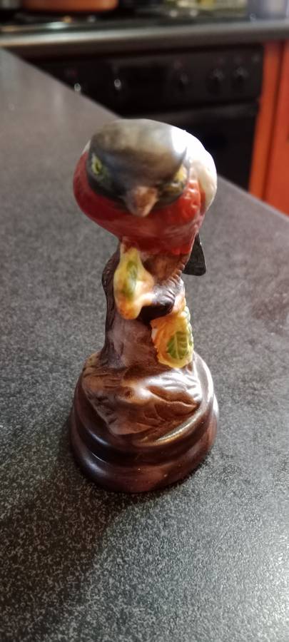 VintageBull-Finch Bird Ornament Ceramic Figure