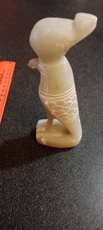 Vintages Egyptian god Falcon Bird Horus Figurine