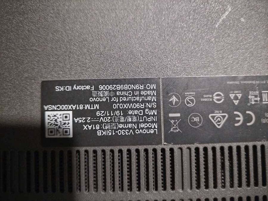 Lenovo V330-15ikb I5 8th gen