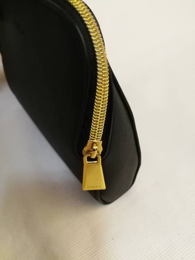 FURLA Cosmetic pouch with Gold plated zipper