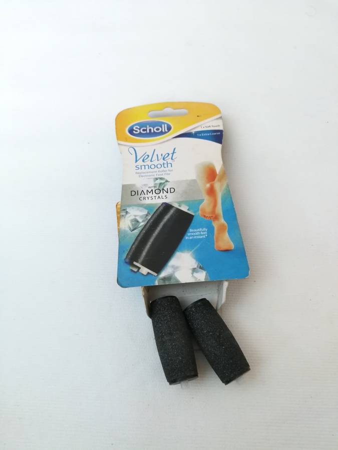 Scholl Foot Care Velvet Smooth Refill 2 Pack- With Diamond Crystals