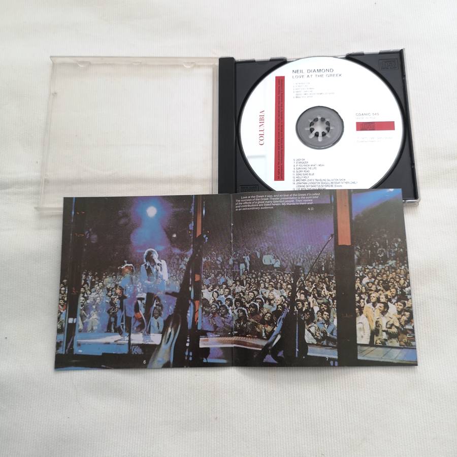 Neil Diamond CD - Love at the Greek Recorded Live at the Greek Theatre