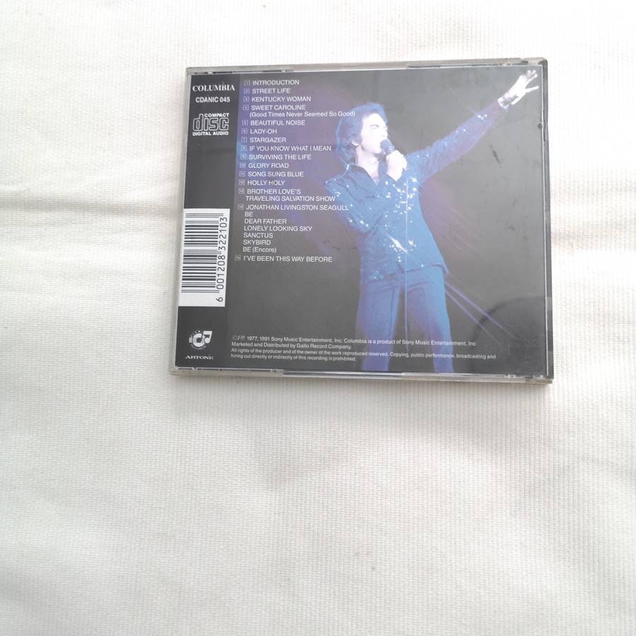 Neil Diamond CD - Love at the Greek Recorded Live at the Greek Theatre