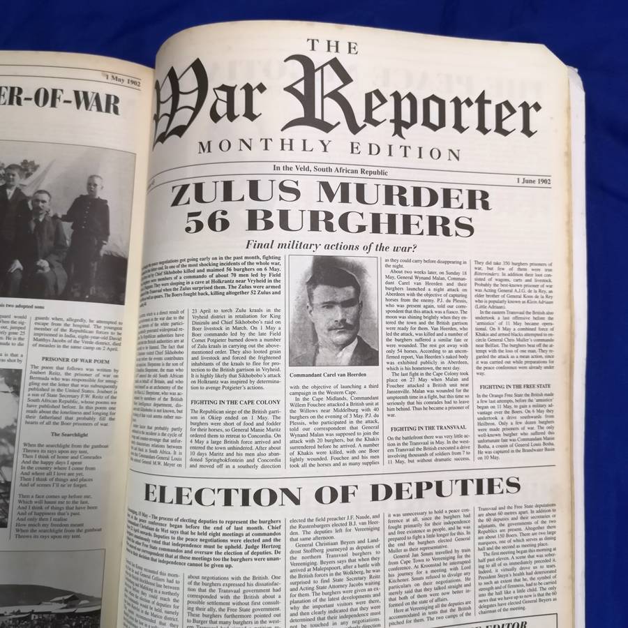 Anglo Boer war Through Pictures- The War Reporter