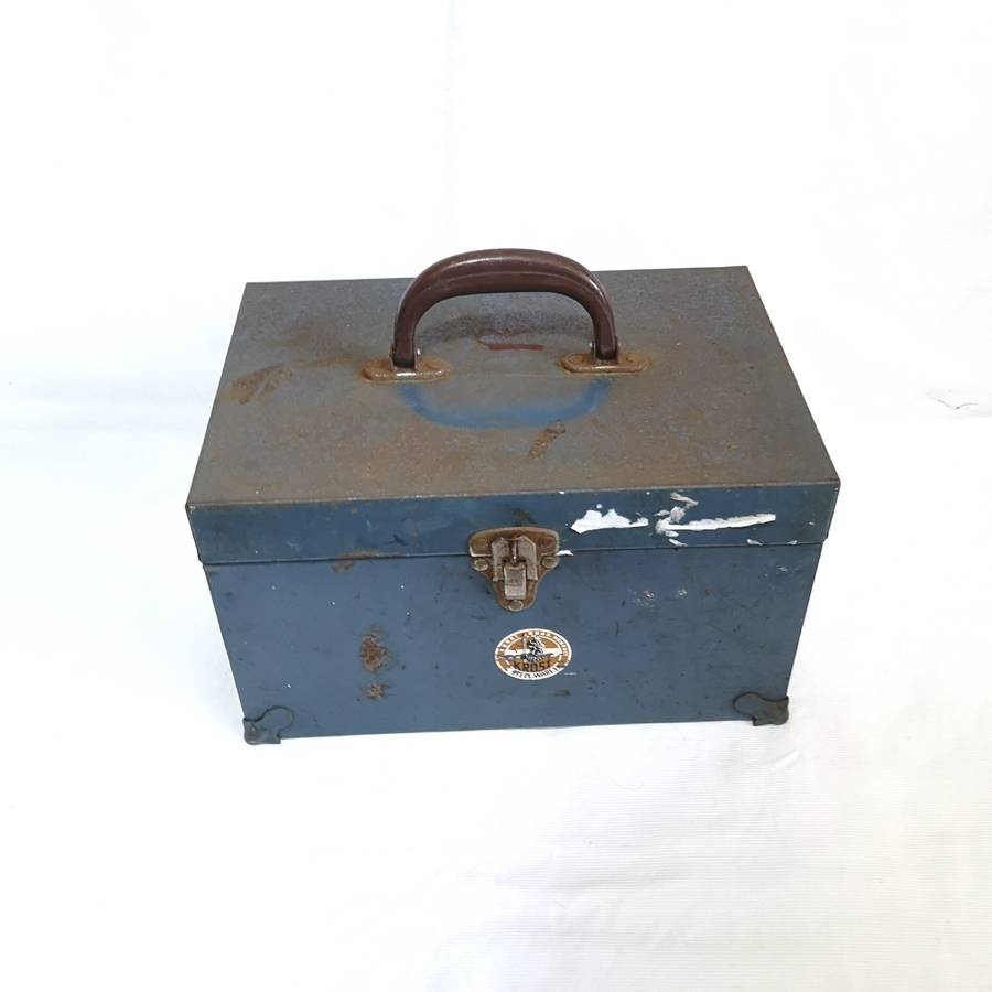 Original KROST Steel Ware Vintage Tool Box