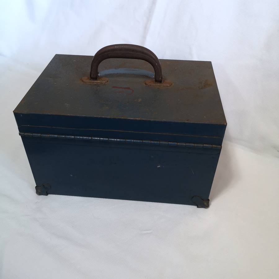 Original KROST Steel Ware Vintage Tool Box