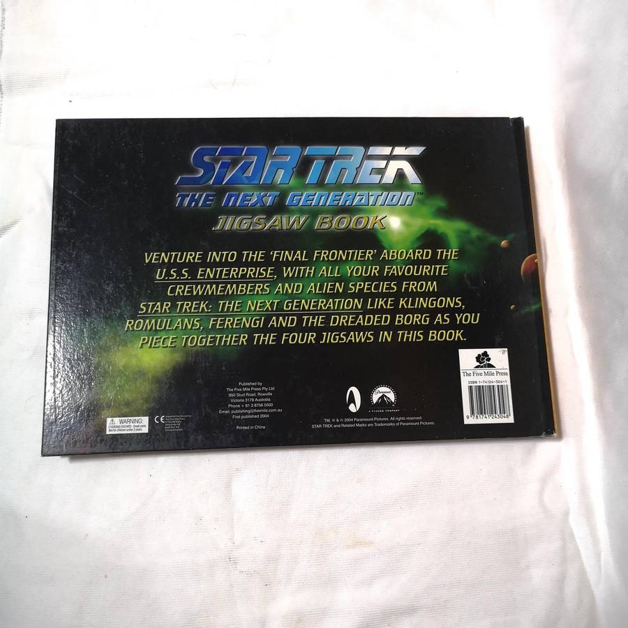Star Trek Next Generation Jigsaw Puzzle Book (Board Book, 2004)