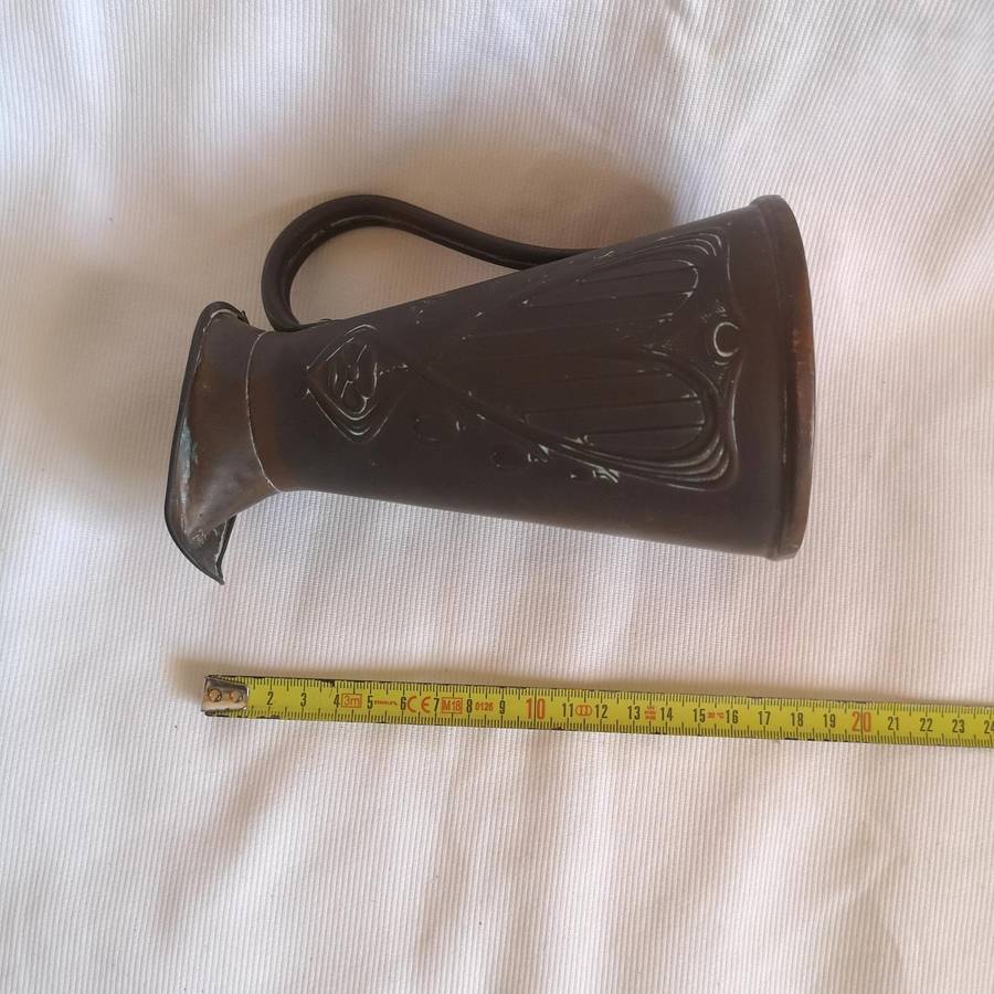 Antique JS&S Solid Copper Made in England Pitcher