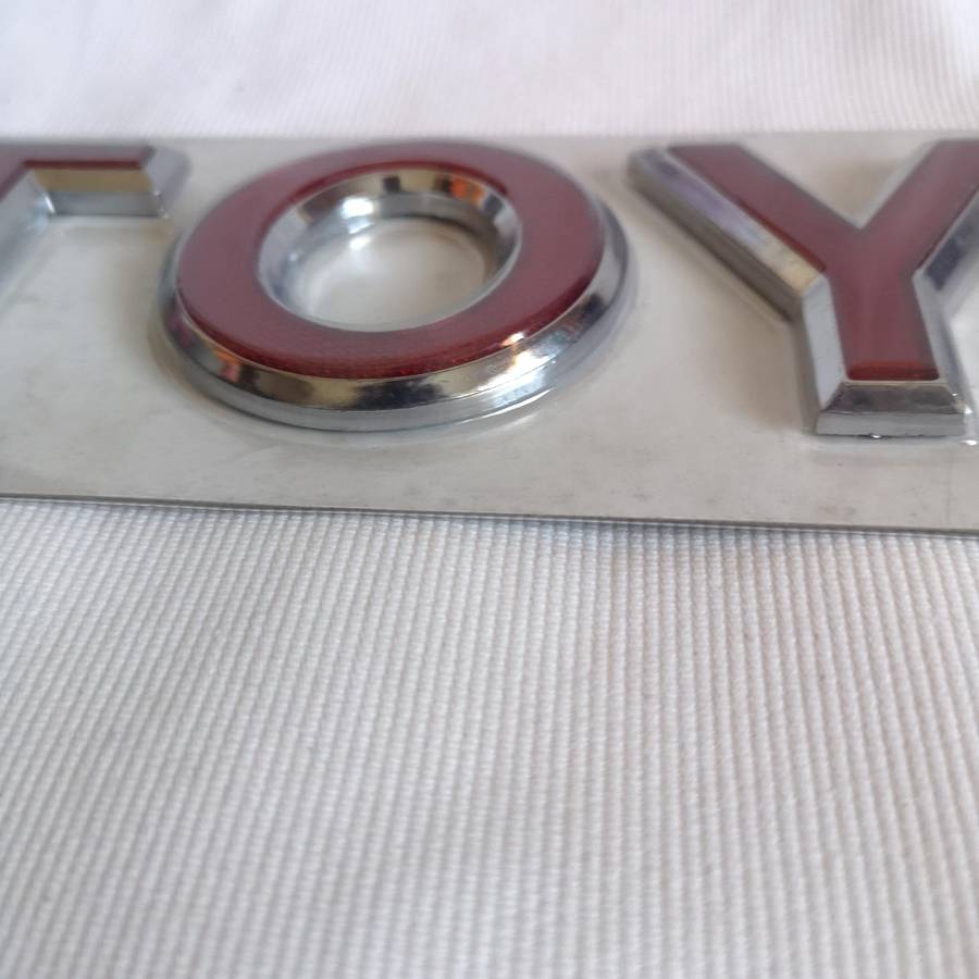 TOYOTA Vintage Badge (Large) for Lorry Tailgate