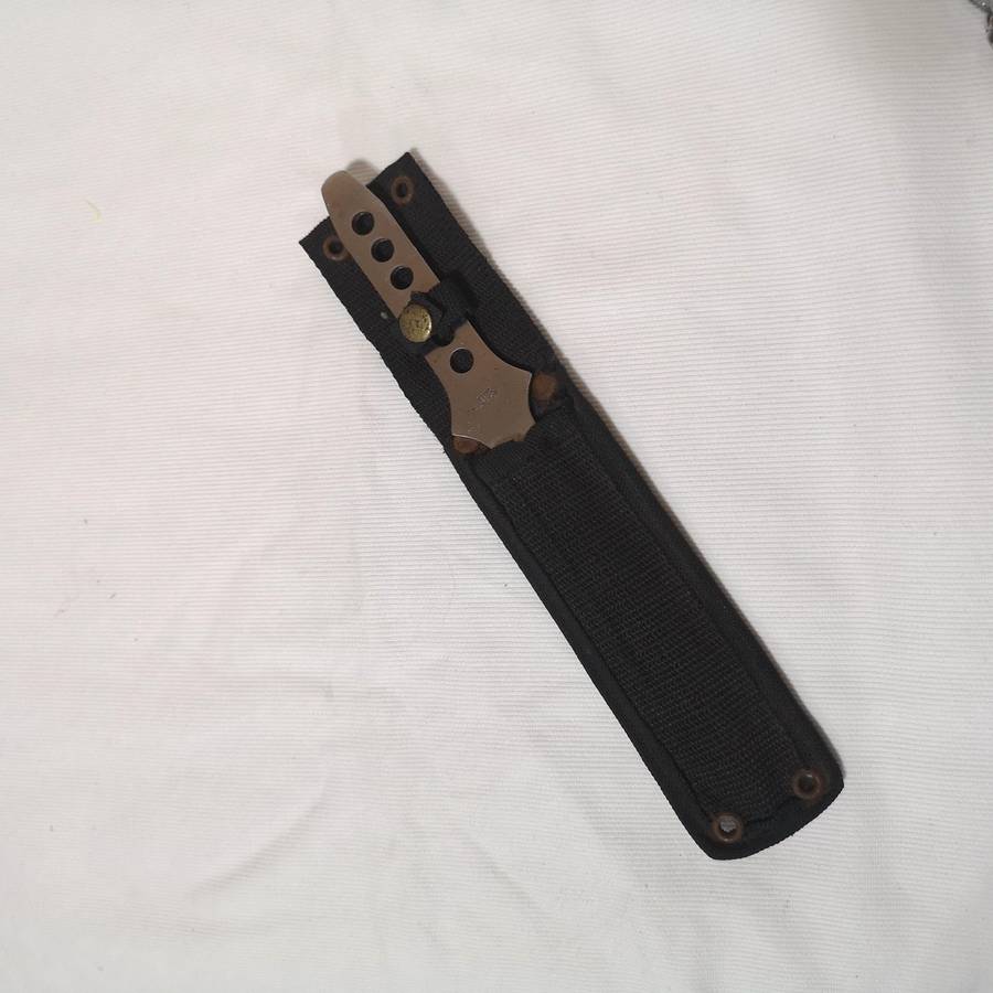 Throwing Knife Dagger With Nylon Sheath- Vintage