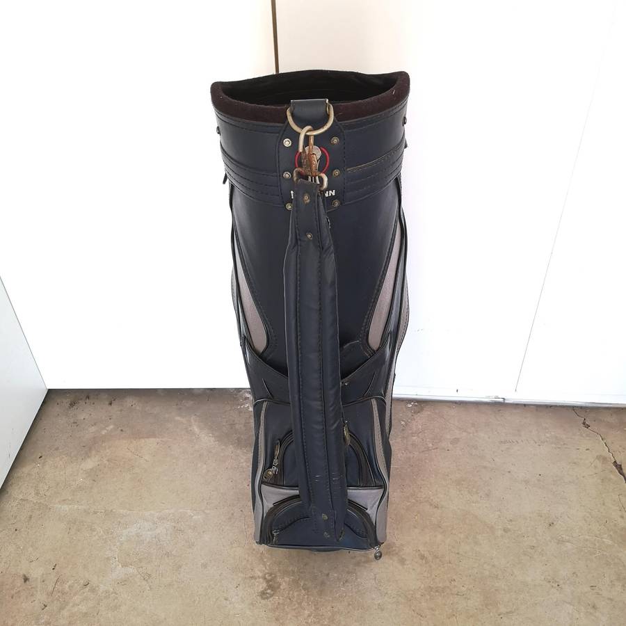 Golf Bag ISEMANN Leather with Durban Country Club Branding- Vintage