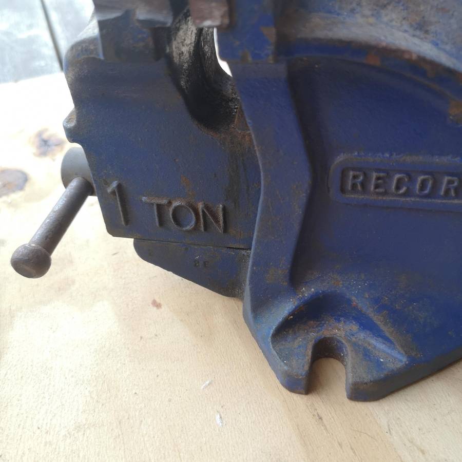 Record- Bench Vice 1Ton- Sheffield- Made in England