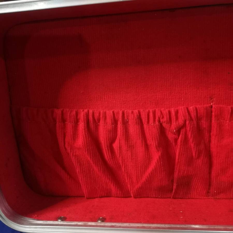 Vintage HINOMOTO hard case for camera or camera equipment. Made in Japan