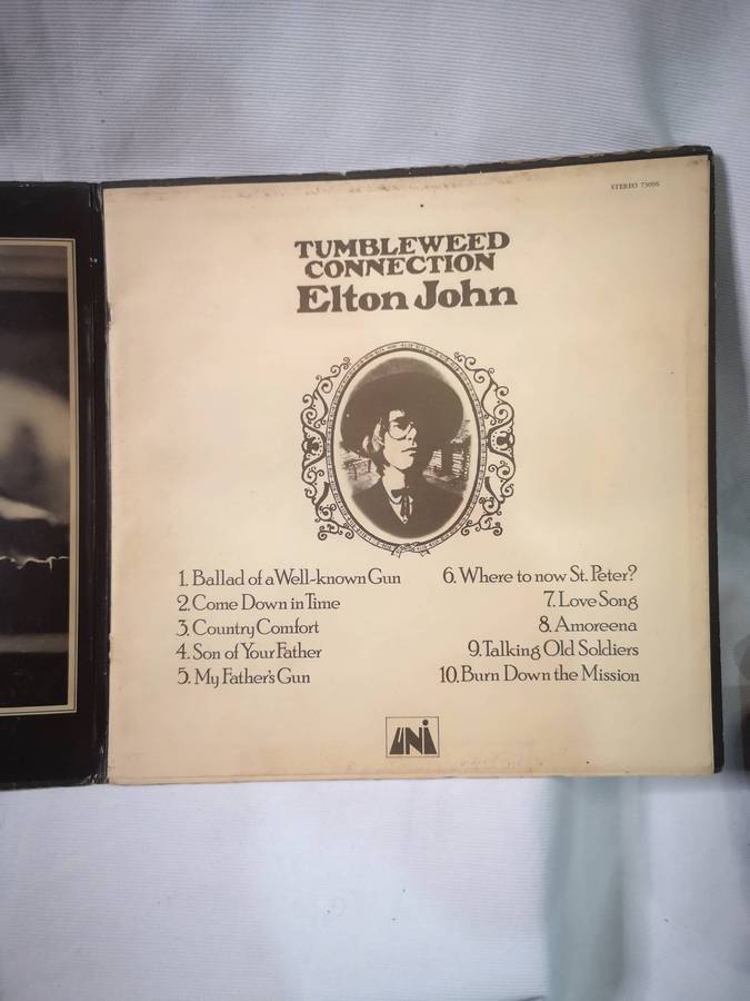 Elton John *Tumbleweed Connection *LP record 1970s