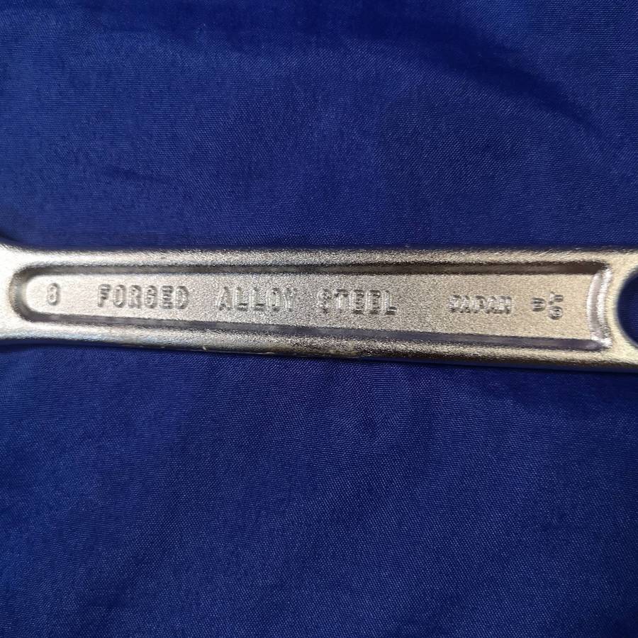 "Lobster" 8 8 Inch Adjustable Wrench 200mm Made in Japan Forged Alloy Steel