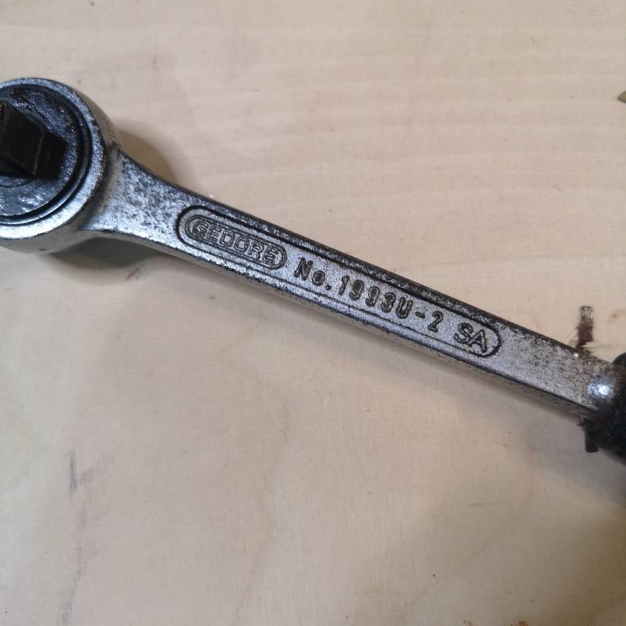Gedore 1993 U- 2 SA Chrome Vanadium Reversible Ratchet