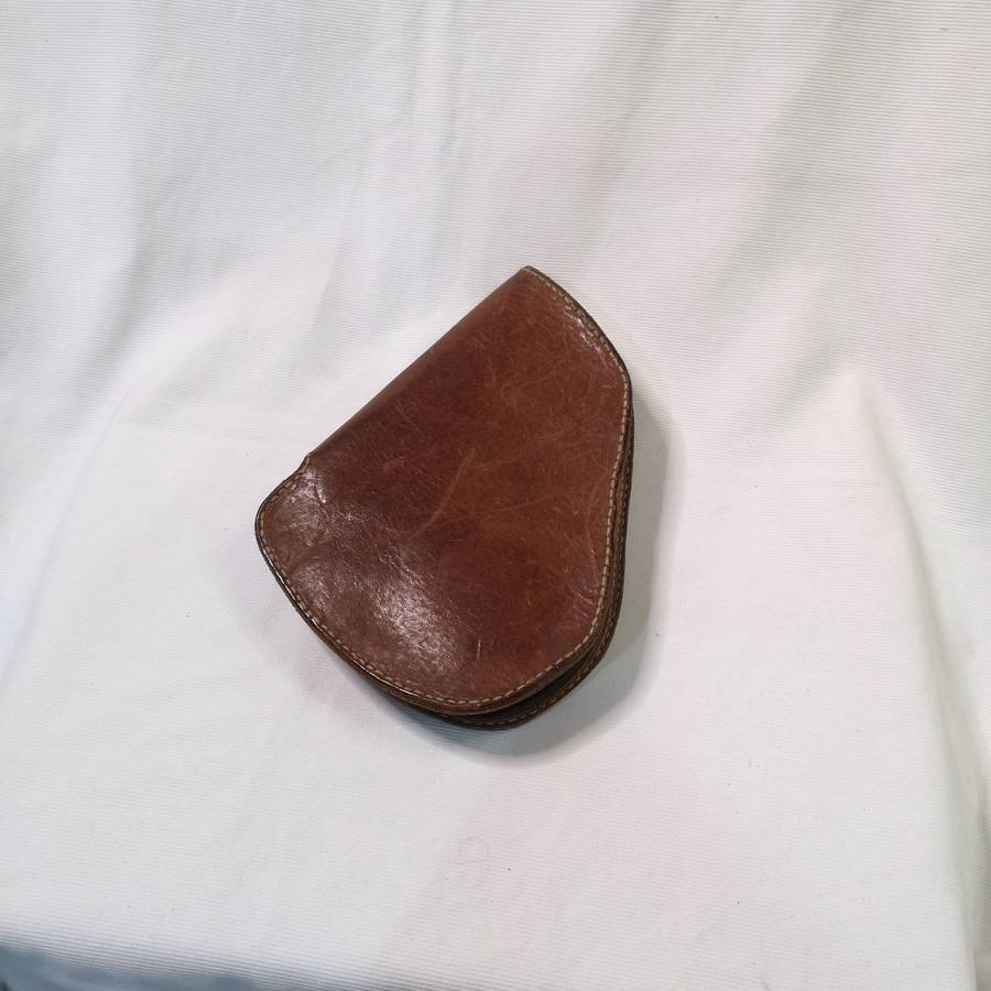Gun Case- Hard Leather Zipup Case