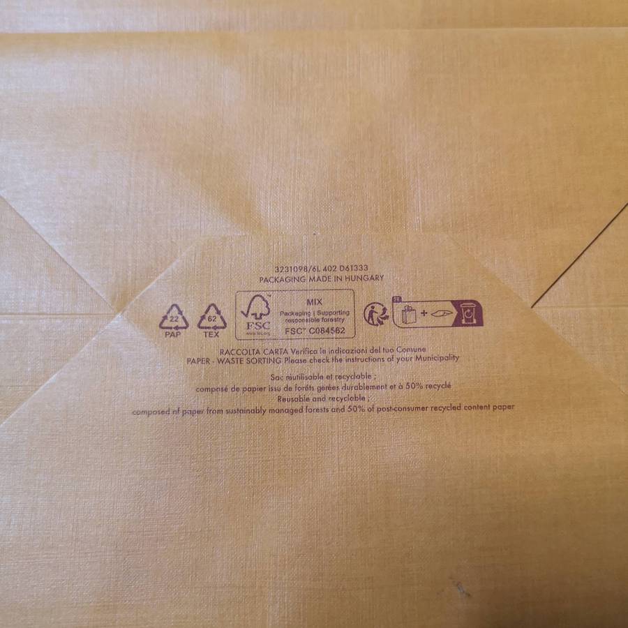 LOUIS VUITTON Authentic Gift SHOPPING Bag. Approx 24cm X 21cm