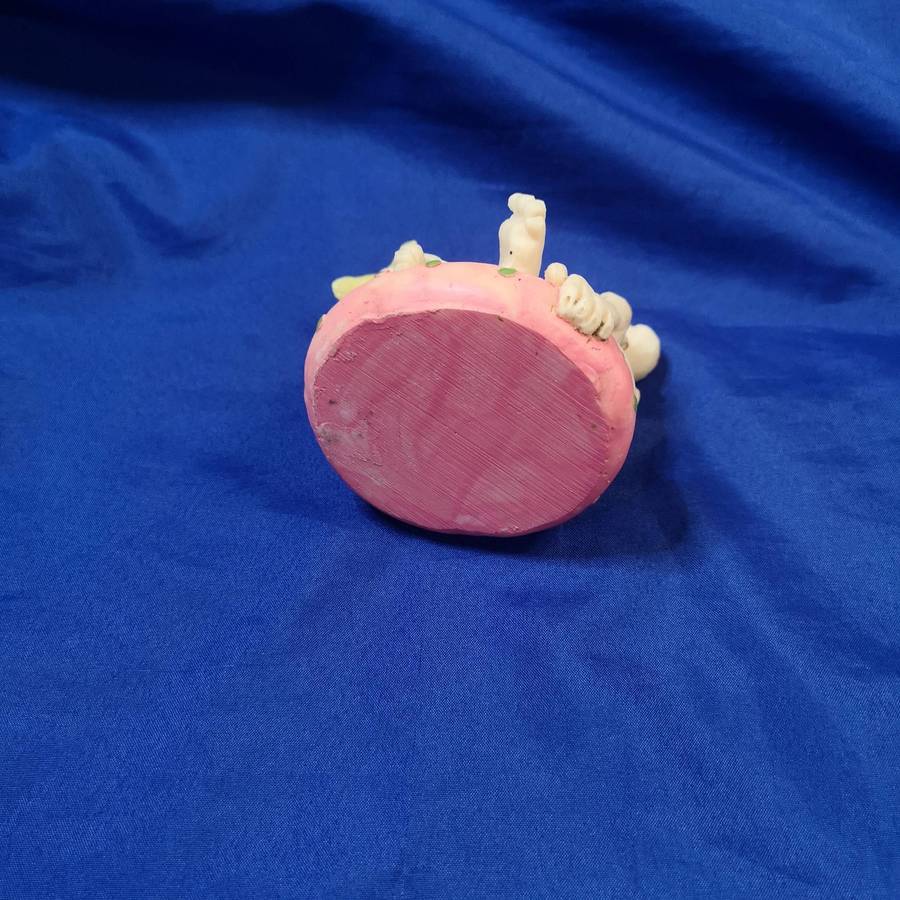 Rare Ornament. "Old Man with a Banana on a Pool Floatie"