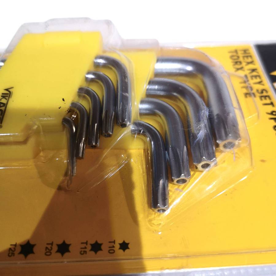Hex Key Set 9 piece Torx Type- CR- V