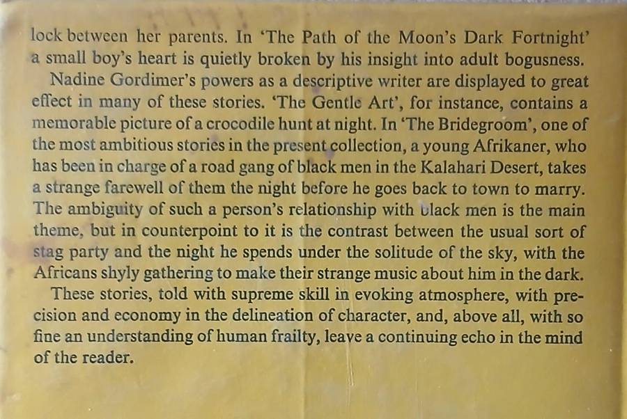 Friday's Footprint ~ Nadine Gordimer