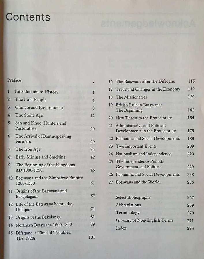 History of Botswana ~ Thomas Tlou / Alec Campbell