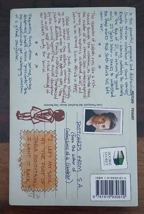Post-Cards from South Africa ~ Rayda Jacobs