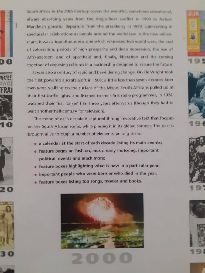 South Africa in the 20th Century - chronicles of an era ~ Peter Joyce