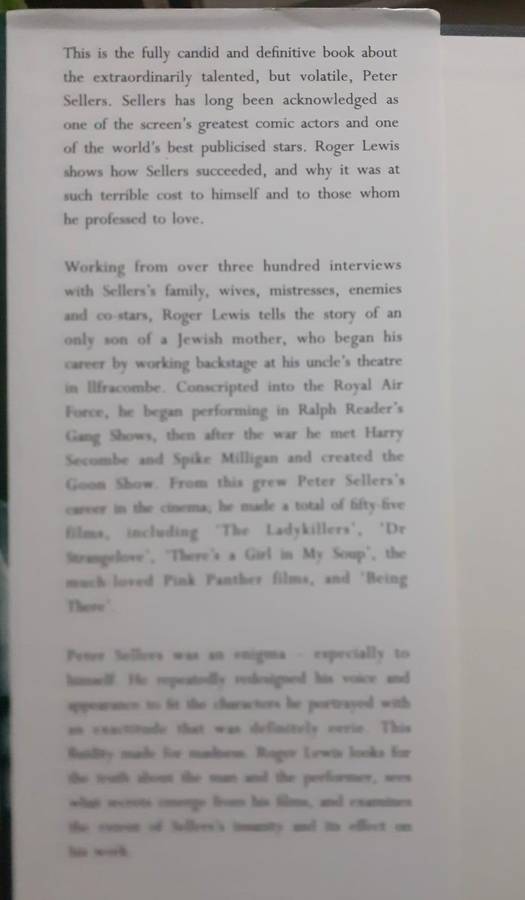 The Life and Death of Peter Sellers ~ Roger Lewis