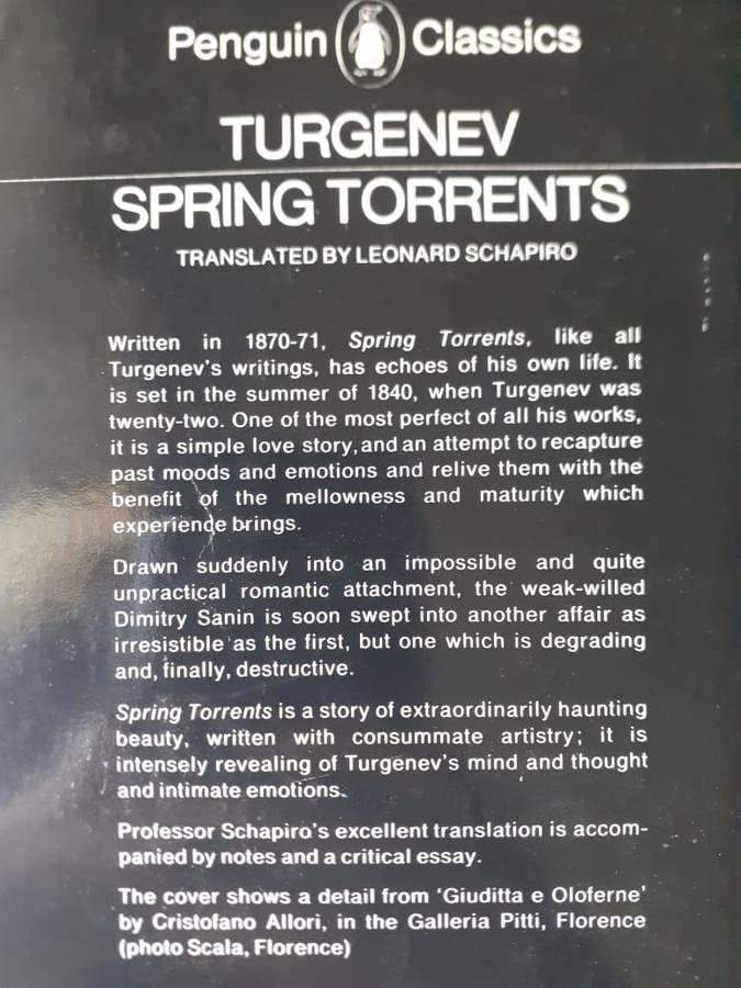 Spring Torrents ~ Ivan Turgenev