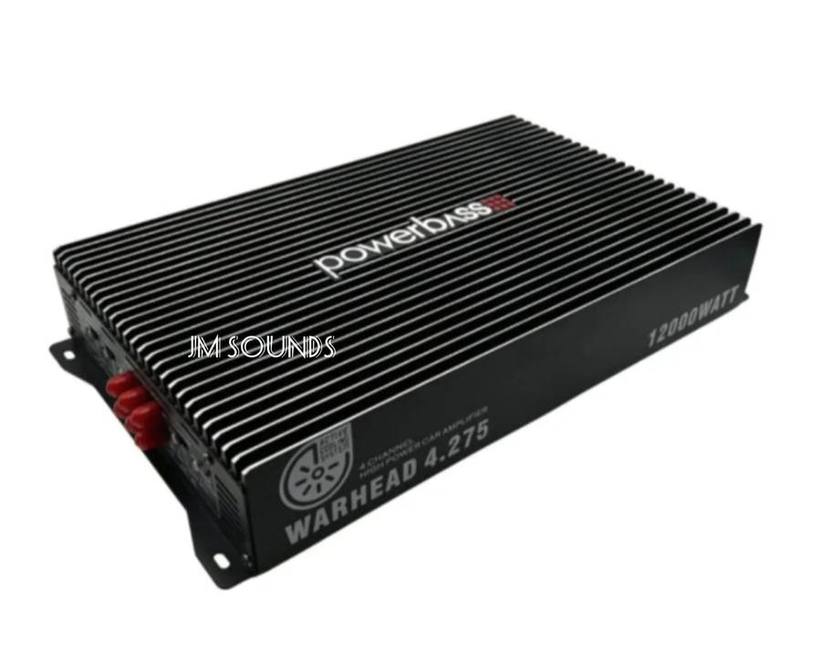 Powerbass WARHEAD 4.275 12000w 4channel amplifier