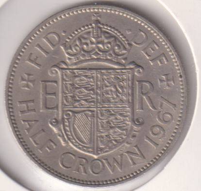 GREAT BRITAIN HALF CROWN 1967 IN COIN FLIP