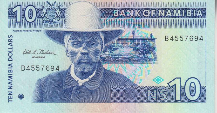 NAMIBIA 10 DOLLARS 1993 P1 A-UNC