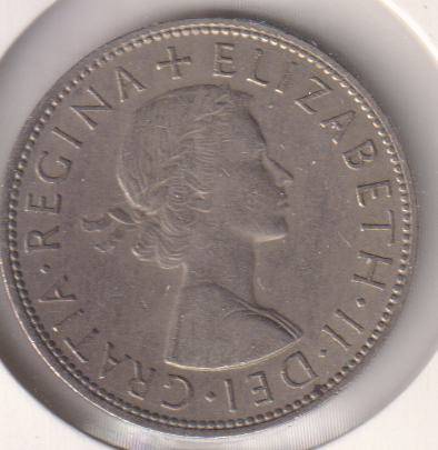 GREAT BRITAIN HALF CROWN 1964 IN COIN FLIP
