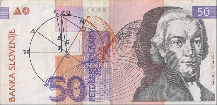 SLOVENIA 50 TOLARJEV P13 1992 VF