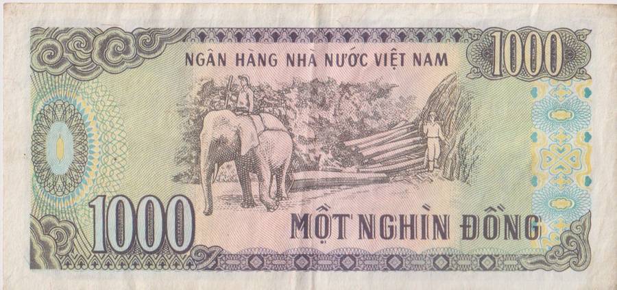 VIETNAM 1000 DONG 1988 P106a VF