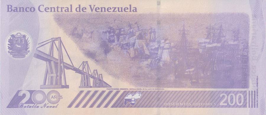 VENEZUELA 200 MILLION BOLIVARS DIGITALS 2023 P120 UNC