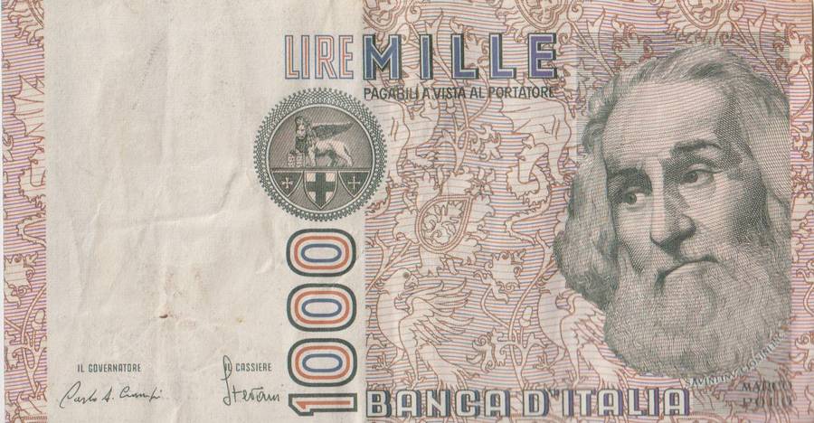 ITALY 1000 Lire (Marco Polo) 1983-88 - P109 VF