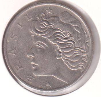 BRAZIL 50 CENTAVOS 1970 - IN COIN FLIP